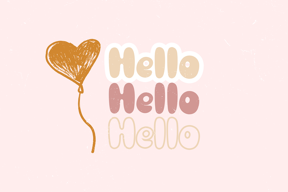 Love bink font, a Handwritten Font by JJuta (Photo 2 of 8)