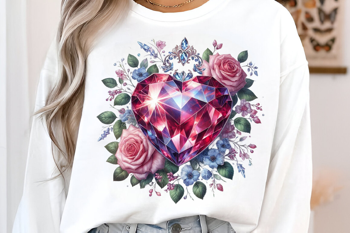 Watercolor Valentine Heart Clipart, an Illustration by SinaCreation (Photo 8 of 11)