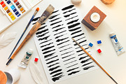 Vector Brush Strokes for Illustrator, an Object Graphic by Giordano Aita Graphics (Thumbnail 2 of 3)