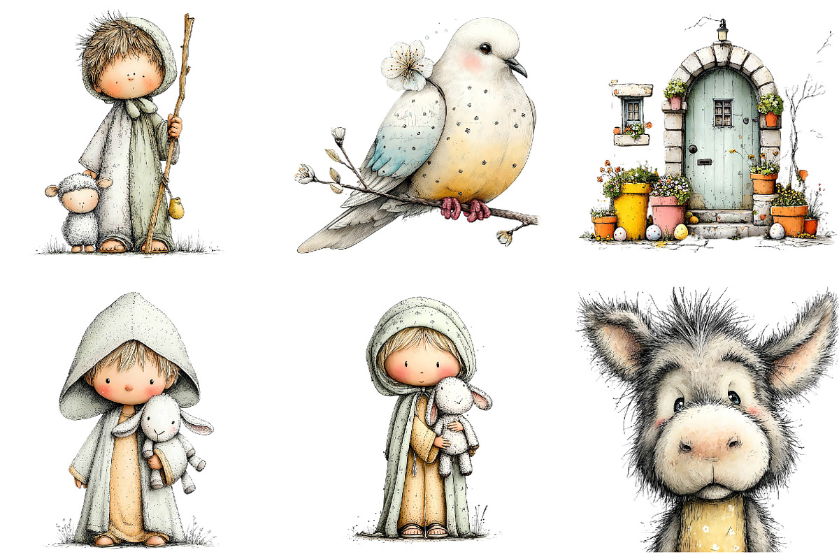 Christian Easter Clipart, an Illustration by Sublimation Artist (Photo 6 of 7)