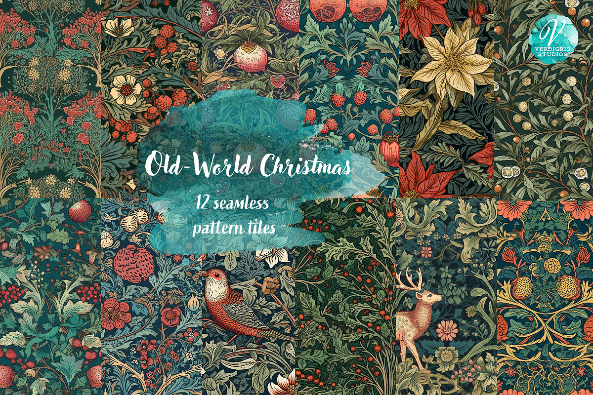 Old World Christmas, a Seasonal Illustration by Verdigris Studios (Photo 1 of 3)