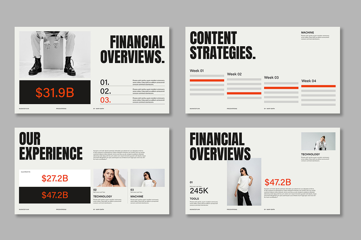 Business Plan Presentation Template, a Presentation Template by Mighty-Slide (Photo 4 of 5)