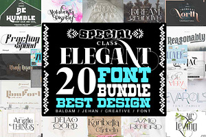 BULK BUNDLE 110 FONT INCLUDE