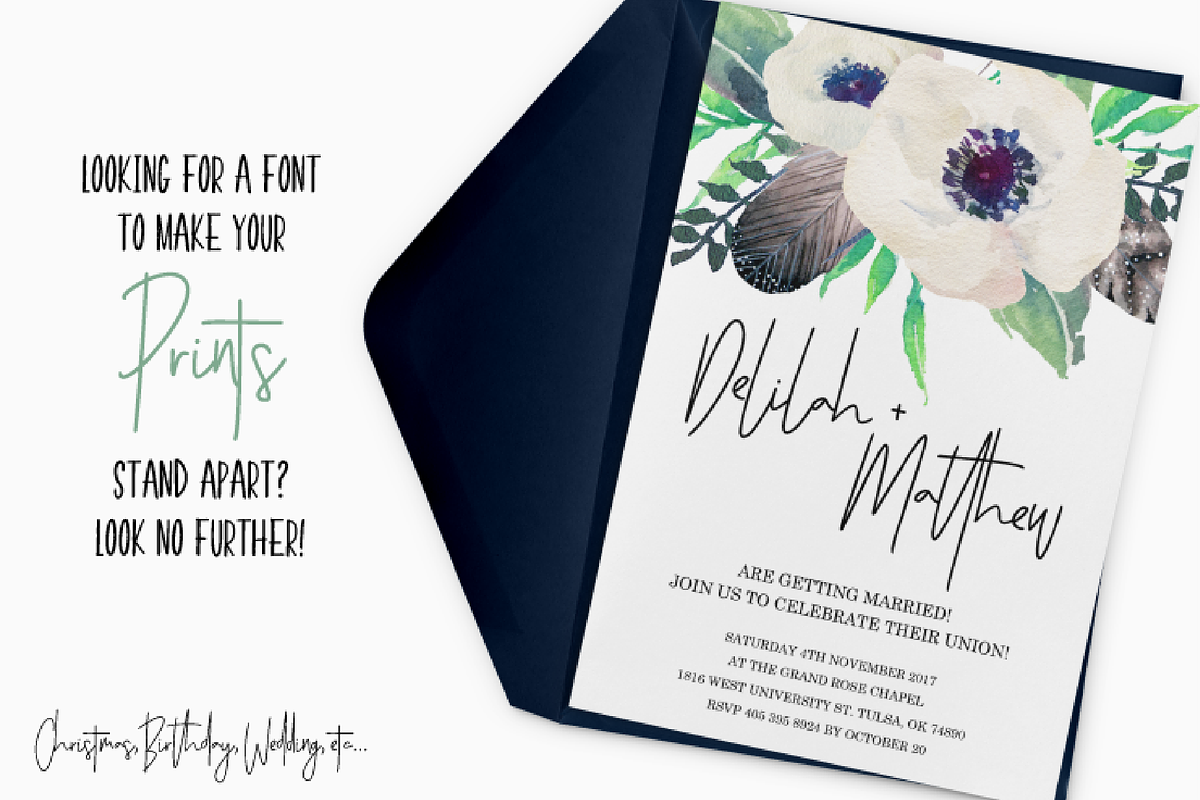 Premium Font Bundle, a Script Font by Flycatcher Design (Photo 26 of 140)