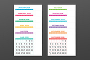 2028 Large No. Color 8.5x11 Calendar, a Stationery Template by Running With Foxes (Thumbnail 2 of 6)