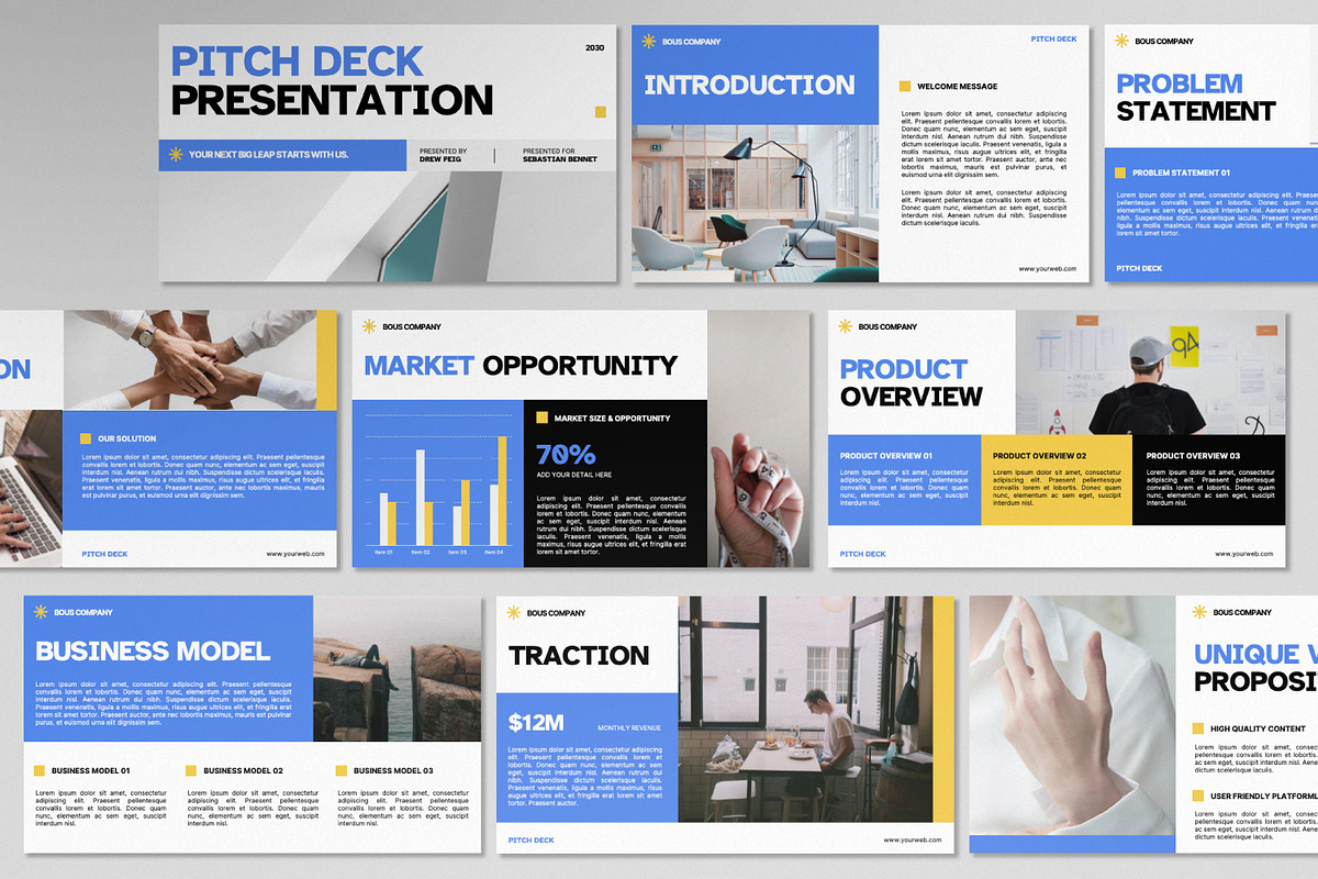 Pitch Deck Powerpoint Template