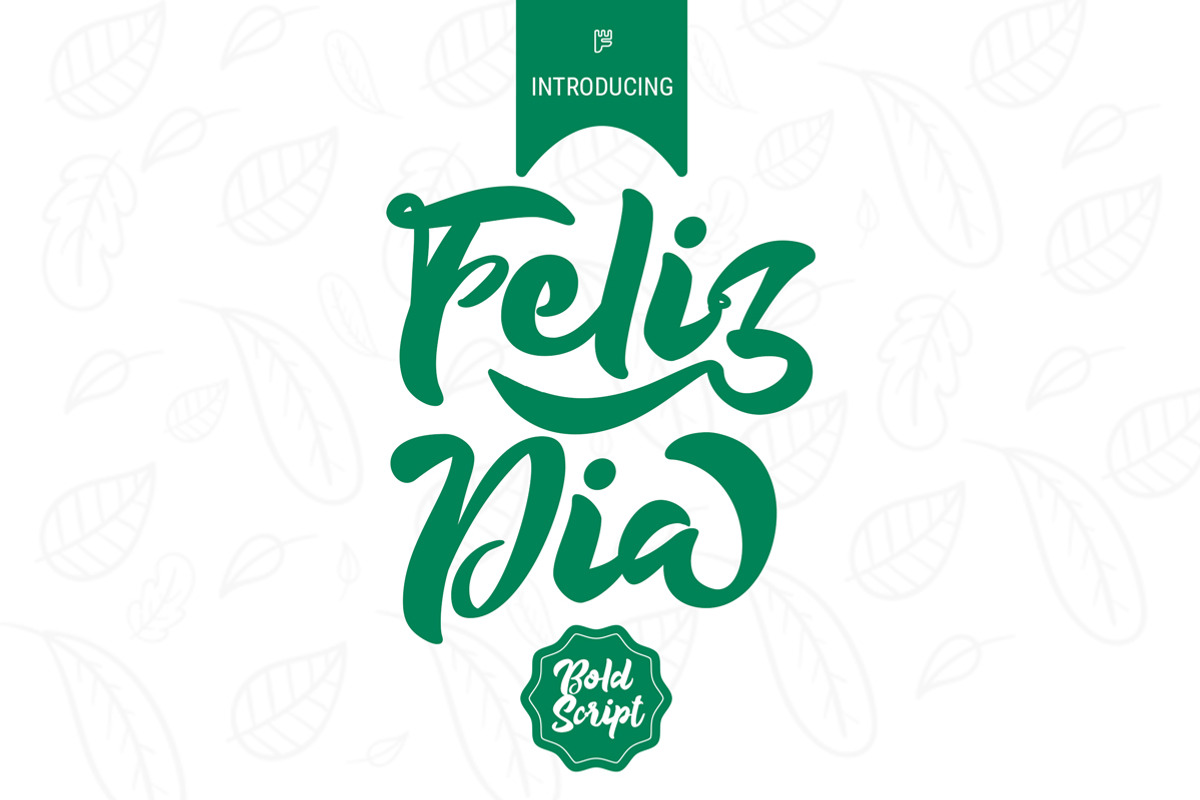 Feliz Dia Bold Script, a Script Font by Fontcastle (Photo 1 of 15)
