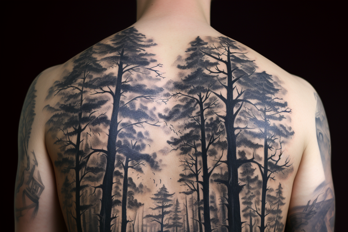 Forest & Wolves tattoo flash bundle, a Brush Add-On by ProcreateInk (Photo 5 of 10)