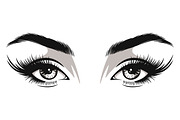 Vector Women's Eye., an Object Graphic by Gomolach (Thumbnail 3 of 18)