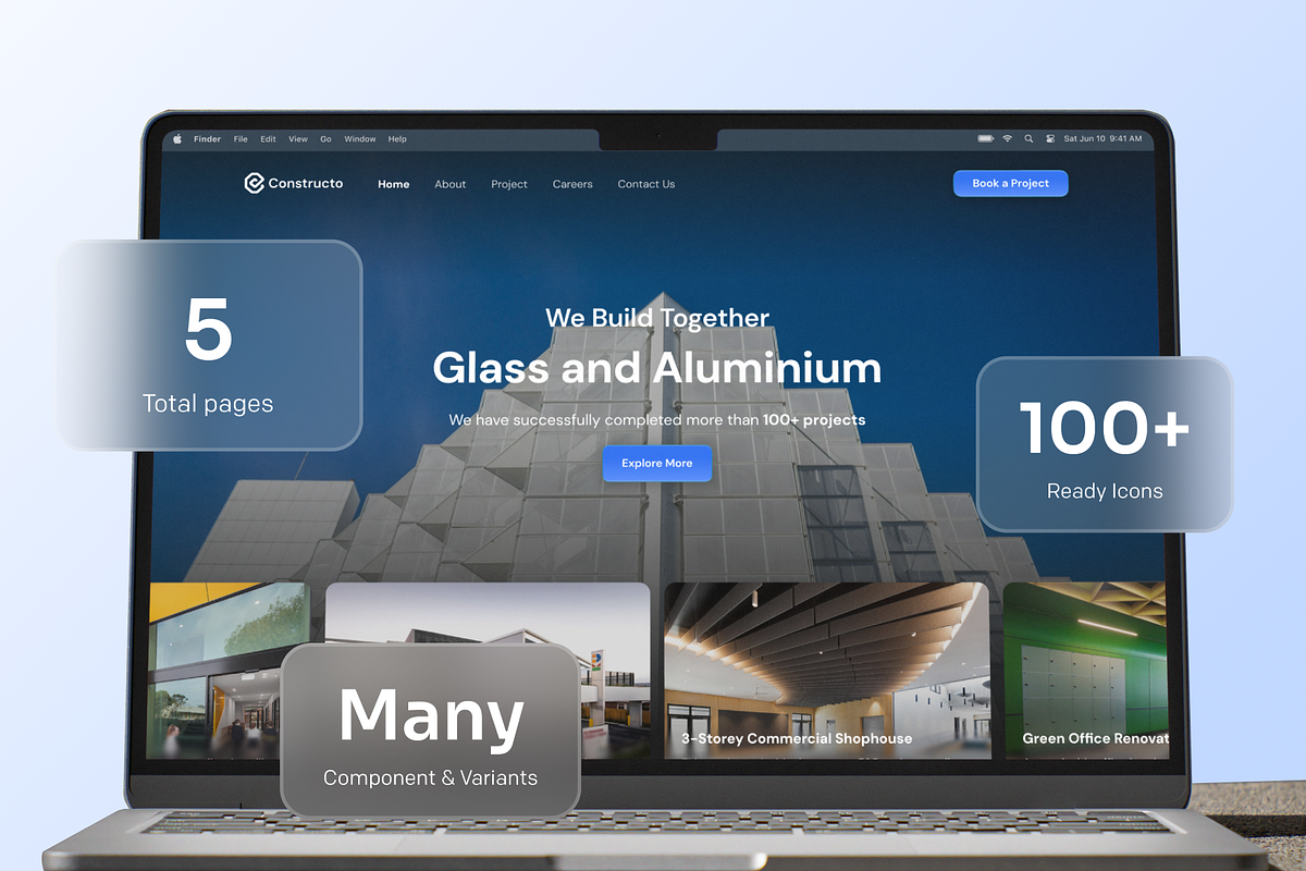 Constructo - Multipurpose Web UI Kit preview 4