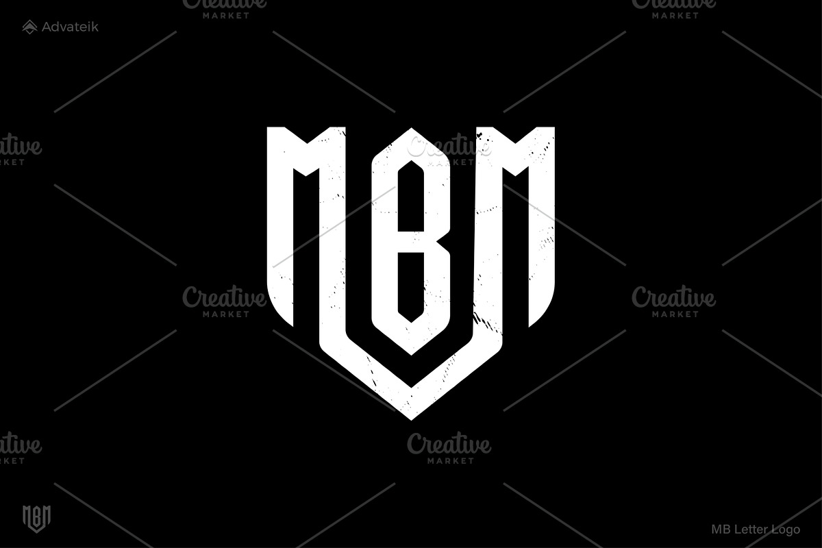 MB or BM Logo Template, a Branding & Logo Template by Advateik ™ (Photo 1 of 2)