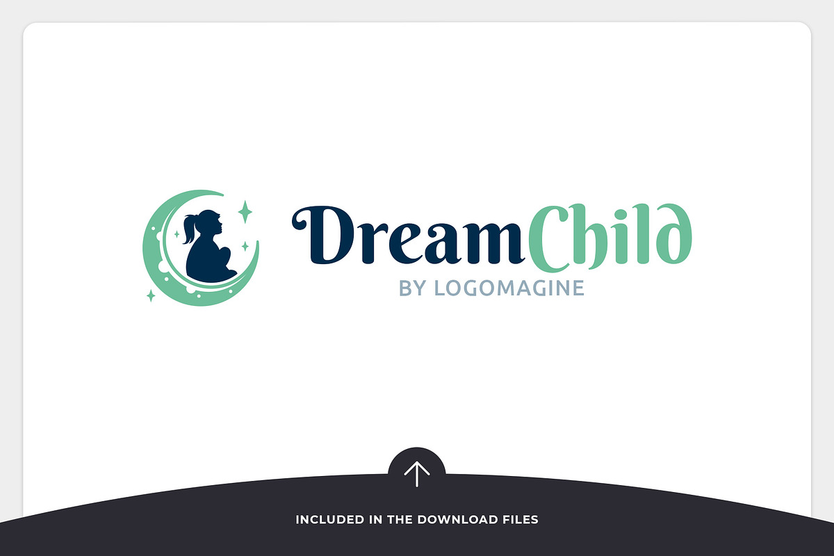 Dream Child - Girl Logo Template, a Branding & Logo Template by LOGOMAGINE (Photo 13 of 16)