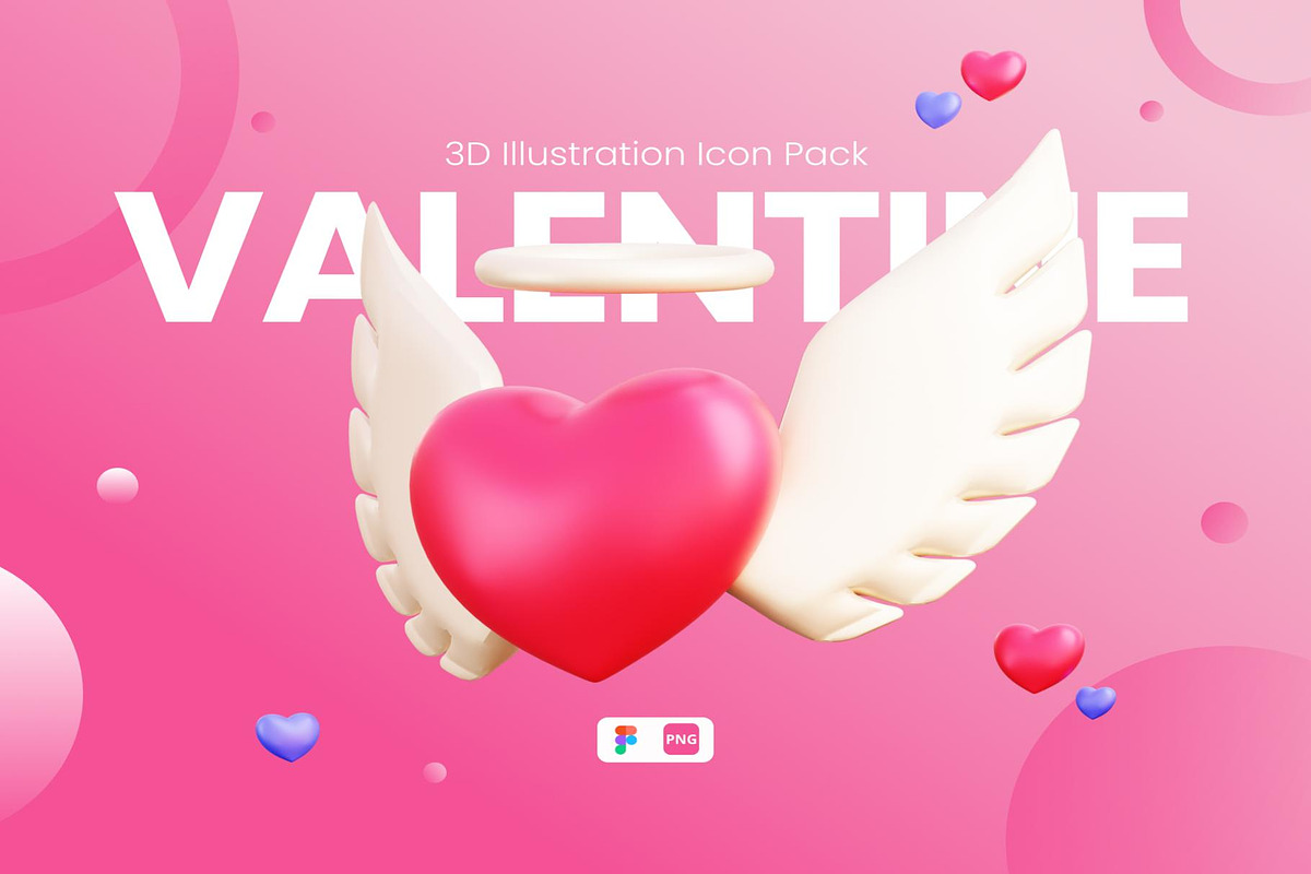 Valentine - 3D Illustration Icon Pac, an Emoji Icon by Creative Perspective (Photo 1 of 6)