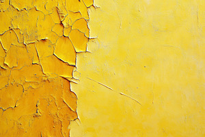 Yellow Wall Texture Cracked Paint Ab, a Photo by Pixeness Studio