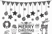 Christmas Doodle Icons, a Decorative Illustration by Olya Creative (Thumbnail 3 of 3)