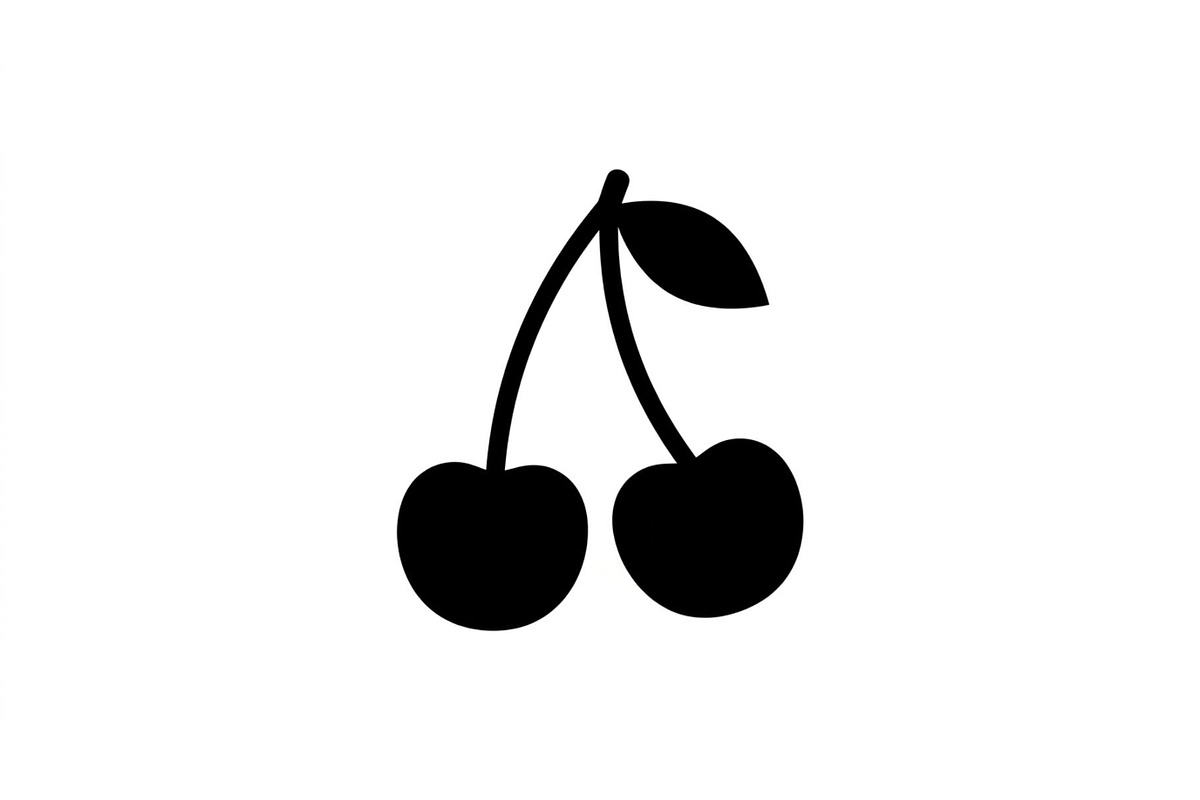 Cherry Pair Silhouette Set, an Object Graphic by Creativeshirt (Photo 3 of 3)