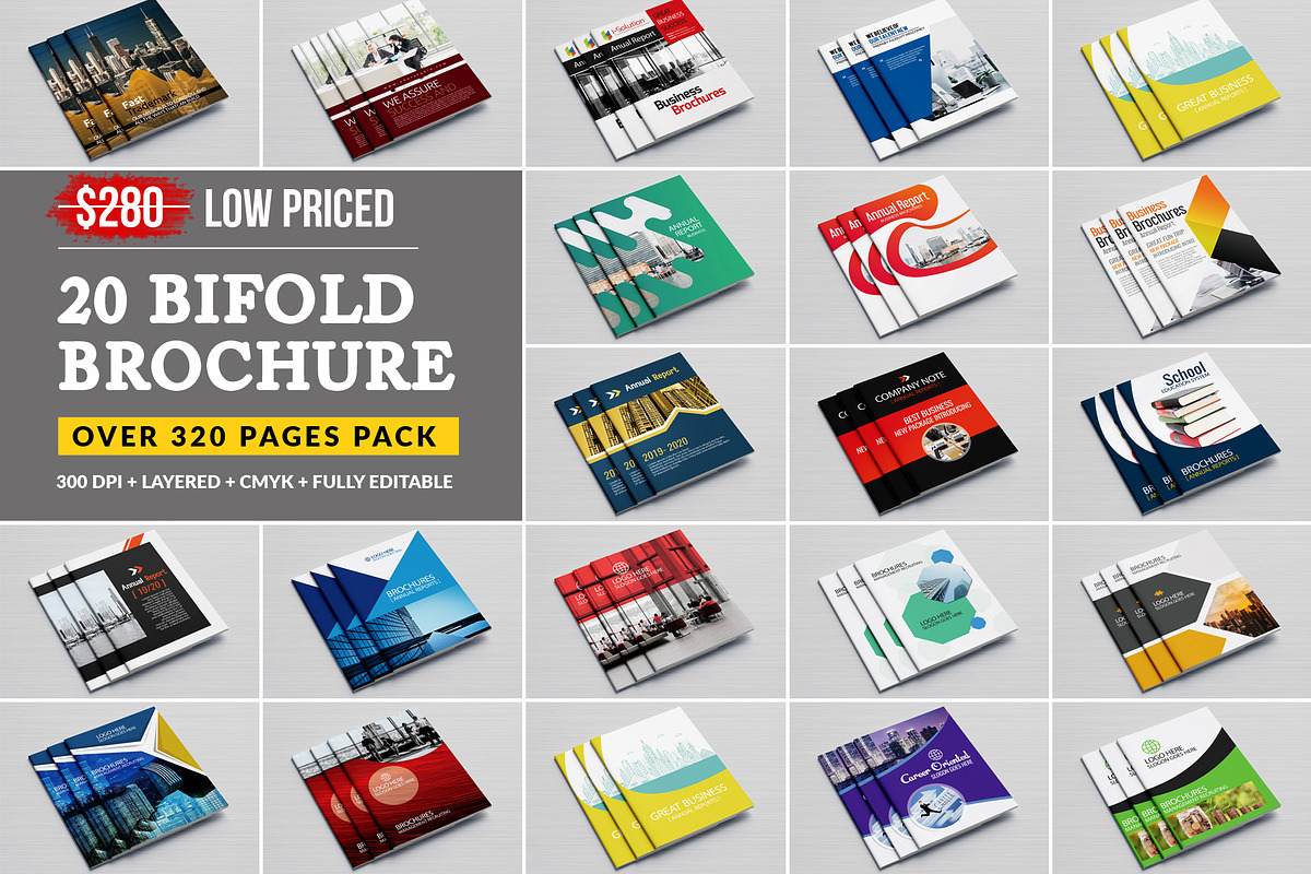 Business Bifold Bundle 20 Template, a Brochure Template by Psd Templates (Photo 1 of 21)