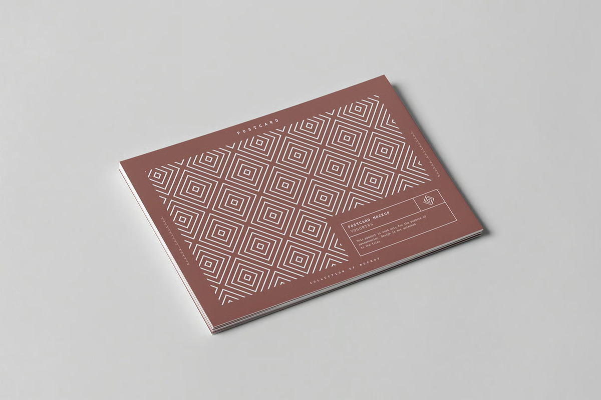 Postcard Mock-up, an Advertising Mockup by zippypixelstudio (Photo 7 of 8)