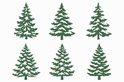 Snowy Pine Tree SVG PNG Bundle, a Seasonal Illustration by Kusumaillustration (Thumbnail 9 of 14)