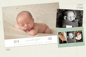 Wonderful Life Holiday Photo Card