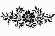 Vintage Flower Ornament Set, an Illustration by Creativeshirt (Thumbnail 4 of 21)