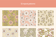 Summer Floral Patterns and Vectors, a Decorative Illustration by Emma Webb Studio (Thumbnail 8 of 14)