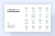 Gynecology | 32 Icons Set Hand Drawn, an Outline Icon by Marina Silence (Thumbnail 3 of 18)
