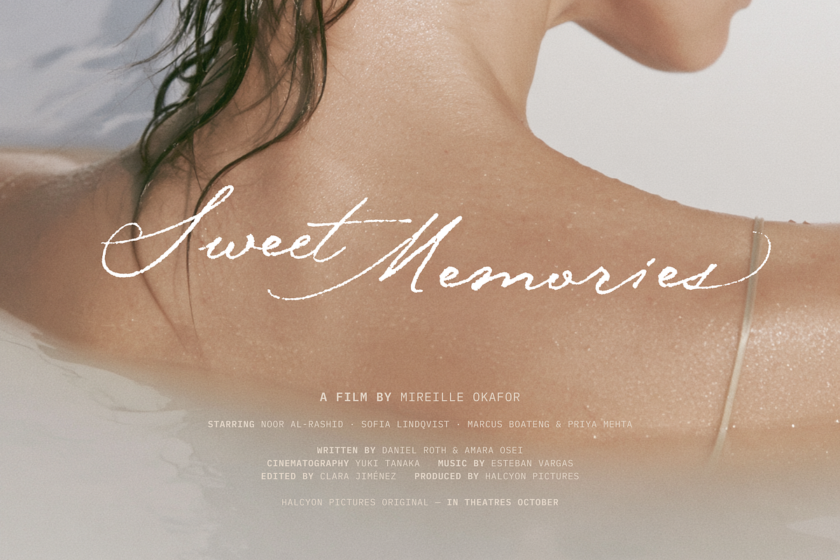 Midnight Symphony // Script font, a Handwritten Font by PeachCreme (Photo 6 of 15)
