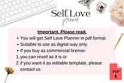 Digital Self Love Planner, a Templates & Theme by bellaROSEworkshop (Thumbnail 5 of 5)