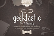 Geektastic Font Family, a Sans Serif Font by Brittney Murphy Design (Thumbnail 1 of 5)