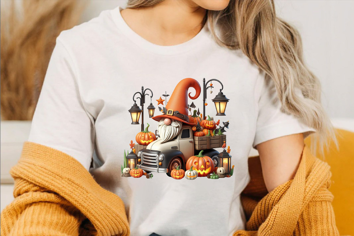Fall Gnome Truck Sublimation Clipart, an Illustration by SVGArt (Photo 6 of 8)