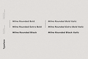 Milne Rounded - A Bold Sans Serif, a Sans Serif Font by Cassandra Cappello (Thumbnail 3 of 9)