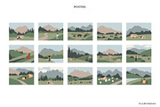 Mountain trip | landscape creator, a Decorative Illustration by LyubovZaytseva (Thumbnail 5 of 16)
