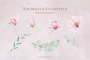 Magnolia & Eucalyptus Alphabet, an Illustration by Maggie Stilwell Design (Thumbnail 4 of 5)