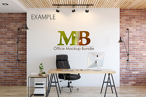 OFFICE Wall Mockup Bundle