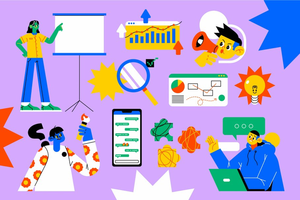 Creative Agency Illustration Set, a Work Illustration by graphicook (Photo 2 of 6)