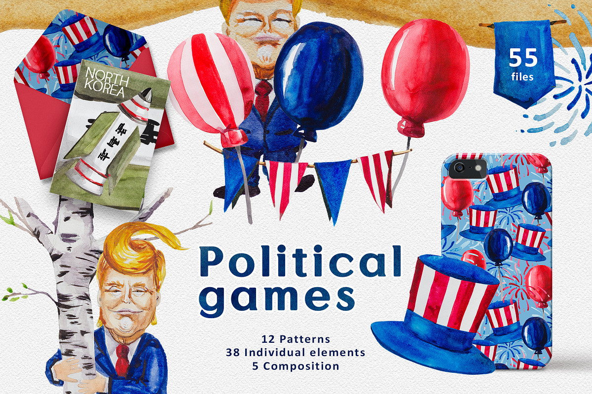 Political games, a Decorative Illustration by Design X0 (Photo 1 of 7)