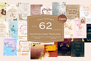 Invitation Cards Bundle, a Social Media Template by I&K (Thumbnail 2 of 3)