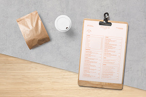 Cafe / Restaurant Menu Template