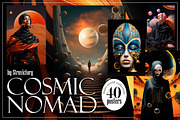 Cosmic Nomad Art Poster Collection, an Object Graphic by Struvictory.art (Thumbnail 1 of 9)