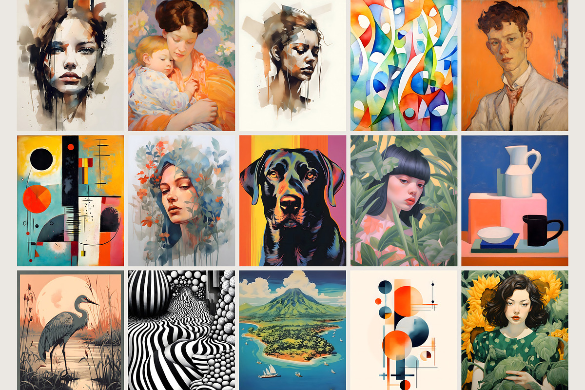Eclectic Posters - Wall Art Gallery, a Graphic by SunnyAfternoons (Photo 10 of 11)