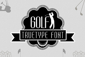 Golf TrueType Font