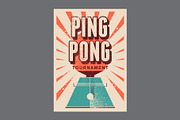 Ping Pong table tennis vector set., a Sport Illustration by PoPaShop (Thumbnail 2 of 10)