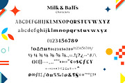 Milk and Balls, a Serif Font by alit design (Thumbnail 16 of 22)