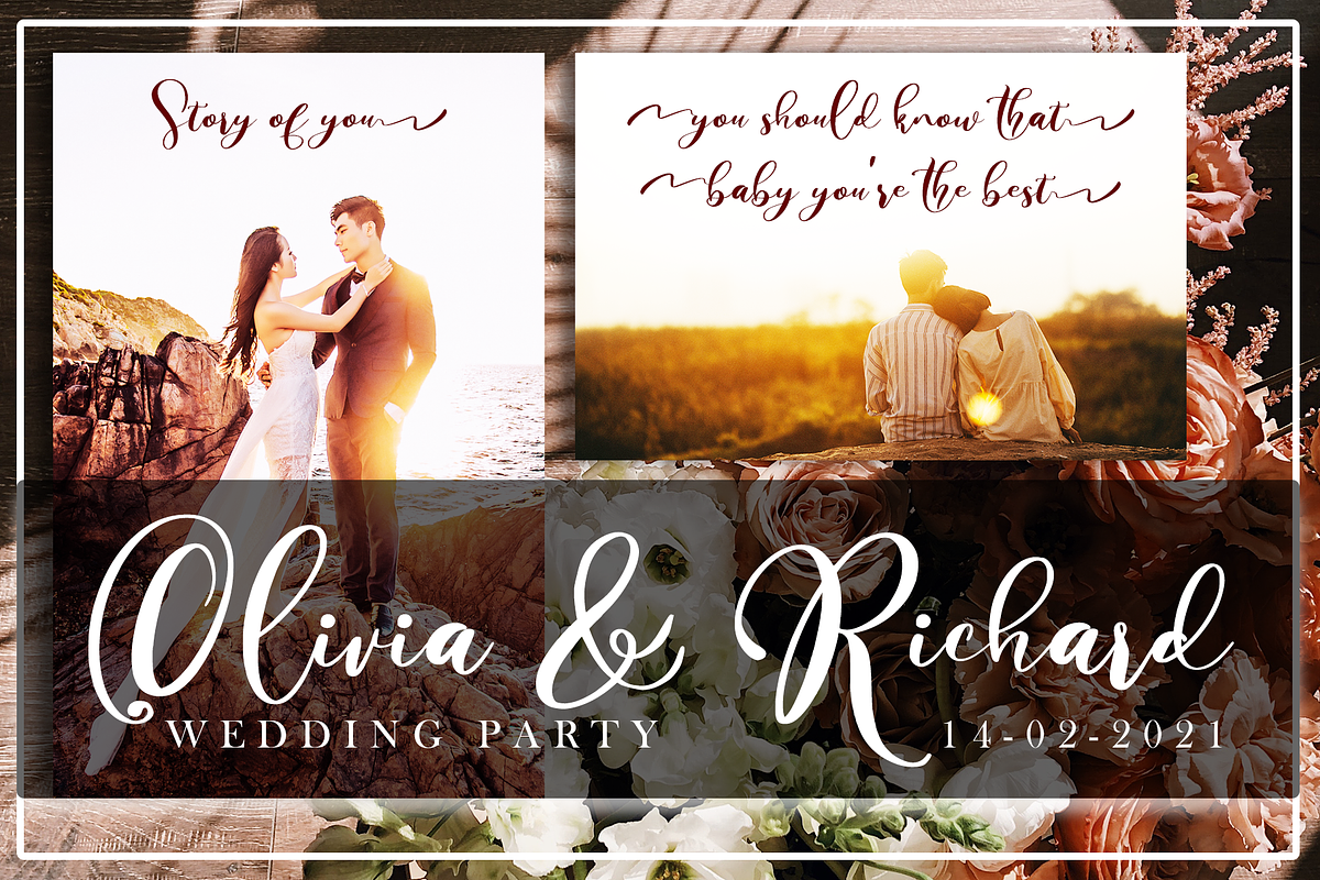 Hello Martha // Elegant Script Font, a Script Font by Aldedesign (Photo 5 of 12)