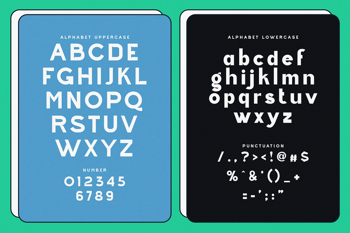 Refina Sans Serif Font Typeface, a Sans Serif Font by Perfectype (Photo 8 of 8)