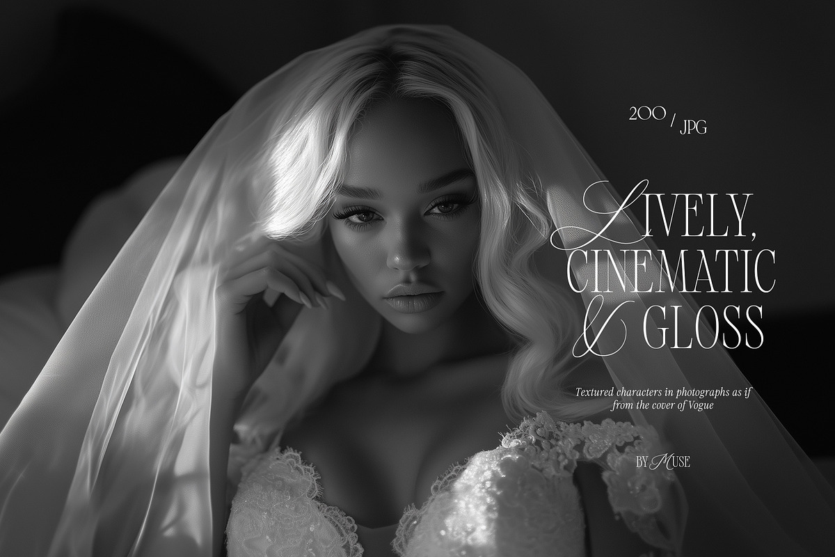 Noir Et Noir 200 Wedding Photos, a Beauty & Fashion Photo by Muse Mockups (Photo 4 of 30)