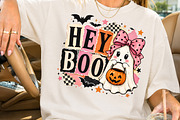 Hey Boo Halloween Sublimation Design, a Seasonal Illustration by Rose Art (Thumbnail 2 of 4)