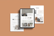 iPad Screen Website Mockup, an iPad Mockup by graphicpages (Thumbnail 4 of 9)