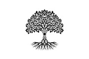 Decorative Tree of Life Vector Set, an Illustration by Creativeshirt (Thumbnail 10 of 13)